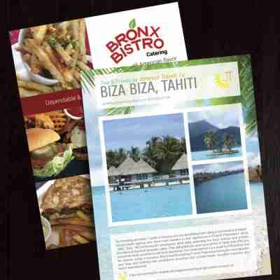 BROCHURES/FLYERS 8.5" x 11"<br>Flat (no folding)