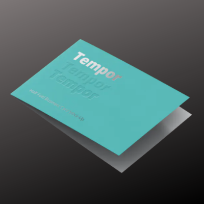 BUSINESS CARDS • 14 pt<br>4" x 3.5" Scored for folding